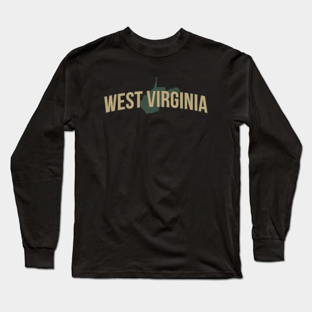 West Virginia State Long Sleeve T-Shirt by Novel_Designs